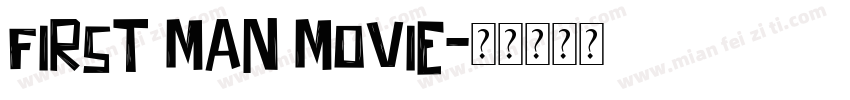 First Man Movie字体转换